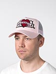 Бейсболка VON DUTCH арт. VD/0/CAS2/LOVU/LP  (светло-розовый)